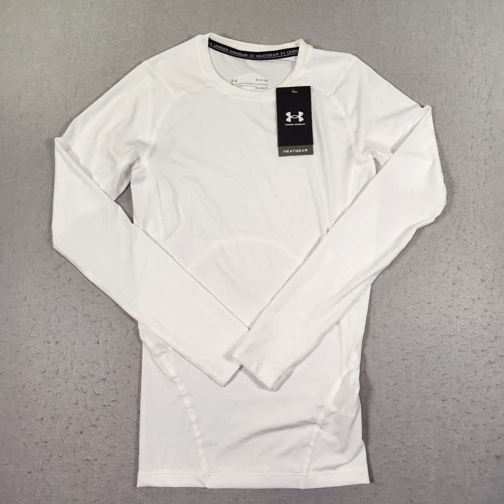 Under Armour HeatGear Armour Comp LS Compression Long Sleeve Mens Small NWT